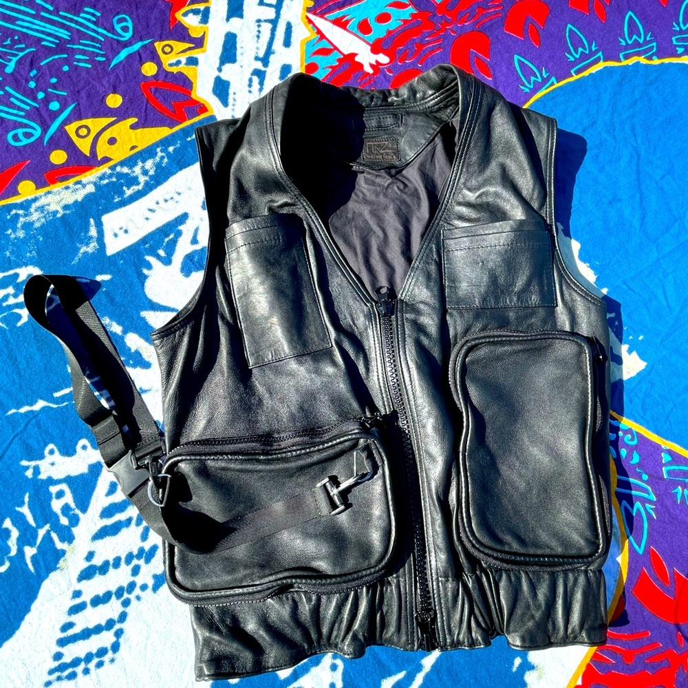 This Is An Amazing Man Leather Vest